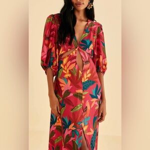 Farm Rio maxi with cutouts 
Size L
Brand new with tags